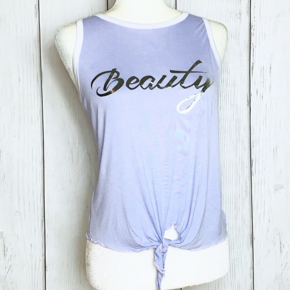 Purple Beauty Crop Top Tank by Revine